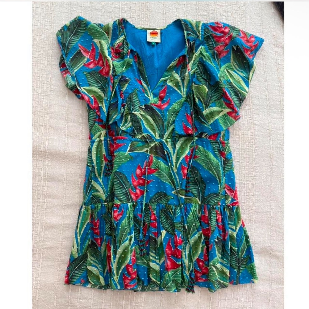 medium farm rio boho dress